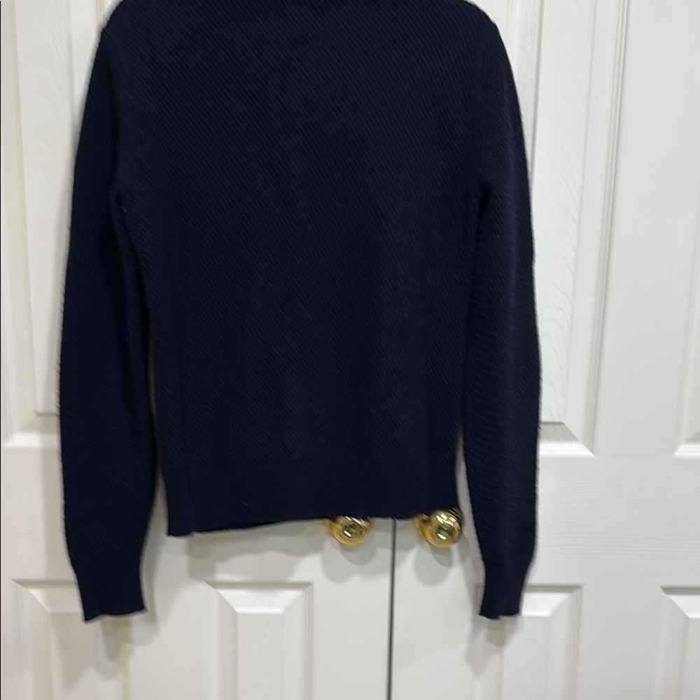 Billy Reid Blue Zip Up Sweater - Picture 4 of 4